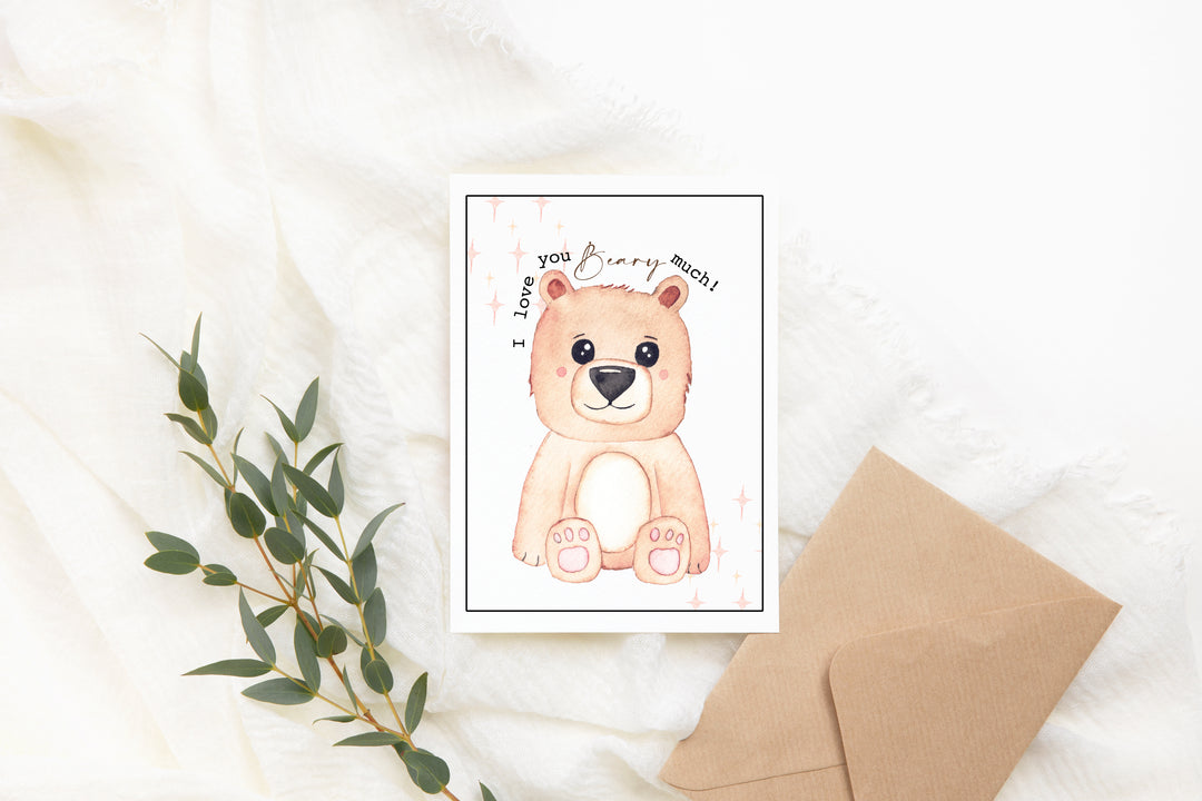 Beary Much Greeting Card