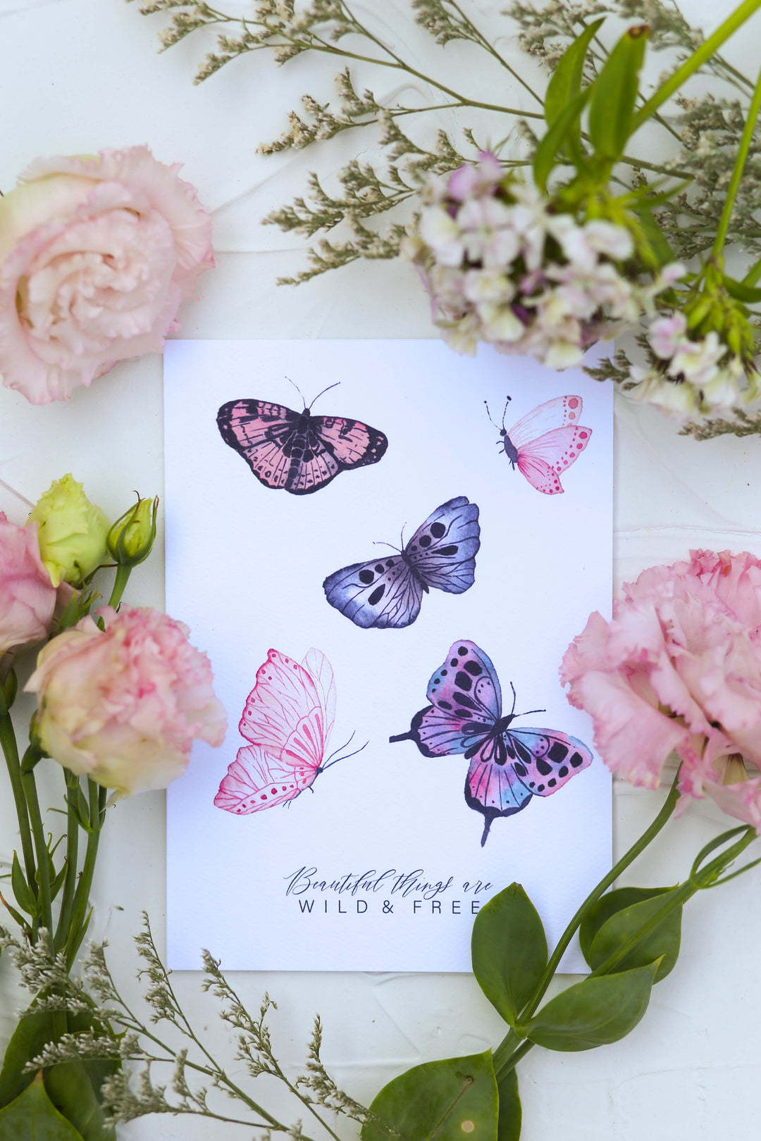 Wild & Free Butterfly Print