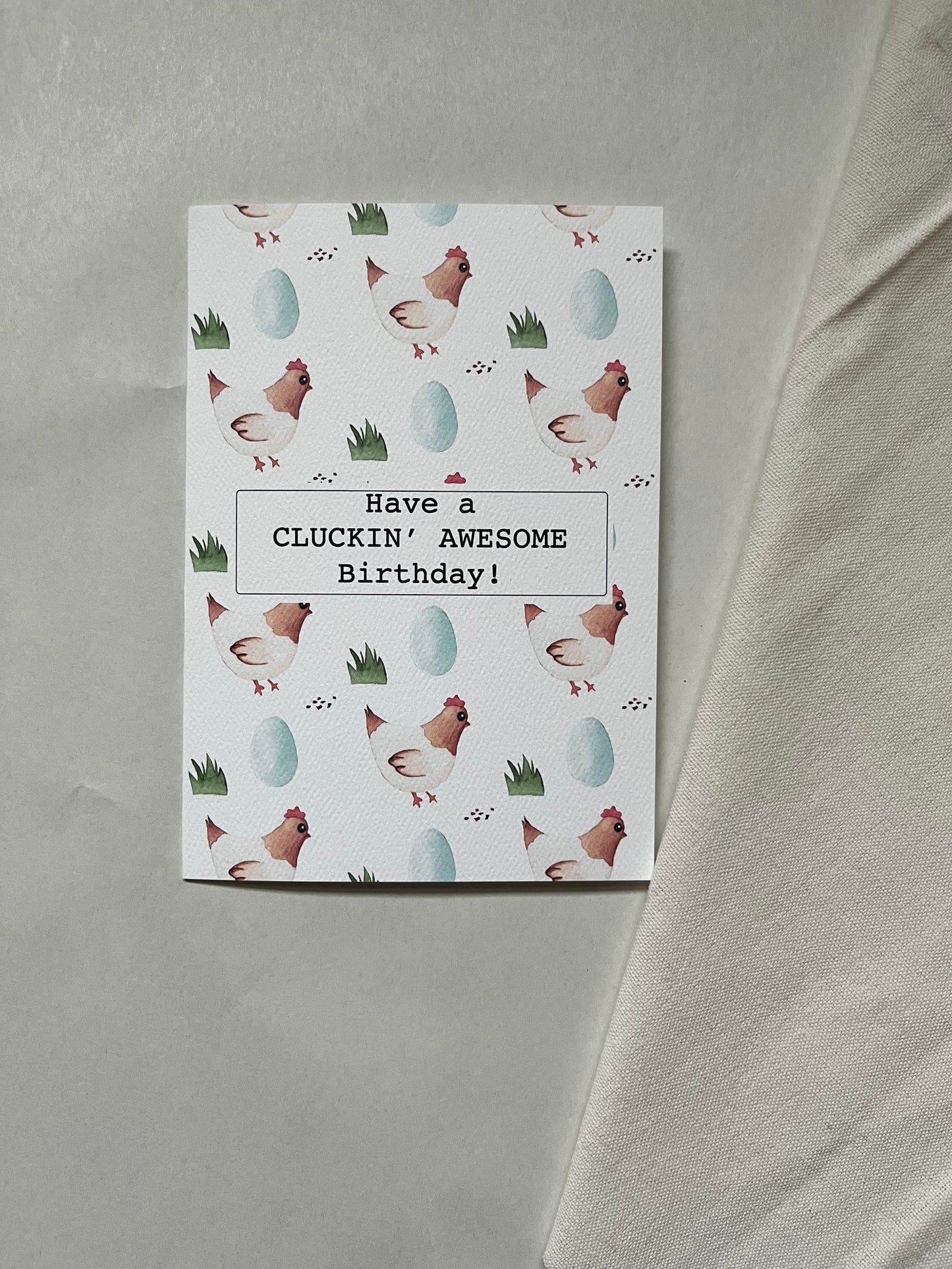 Cluckin’ Awesome Birthday Card