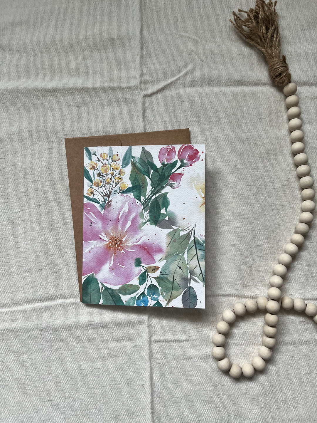 Vibrant Floral Notecard