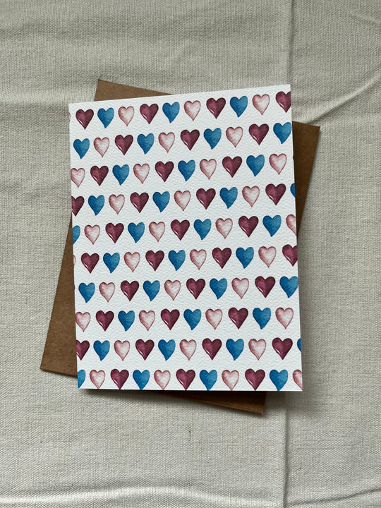 Hearts Notecard